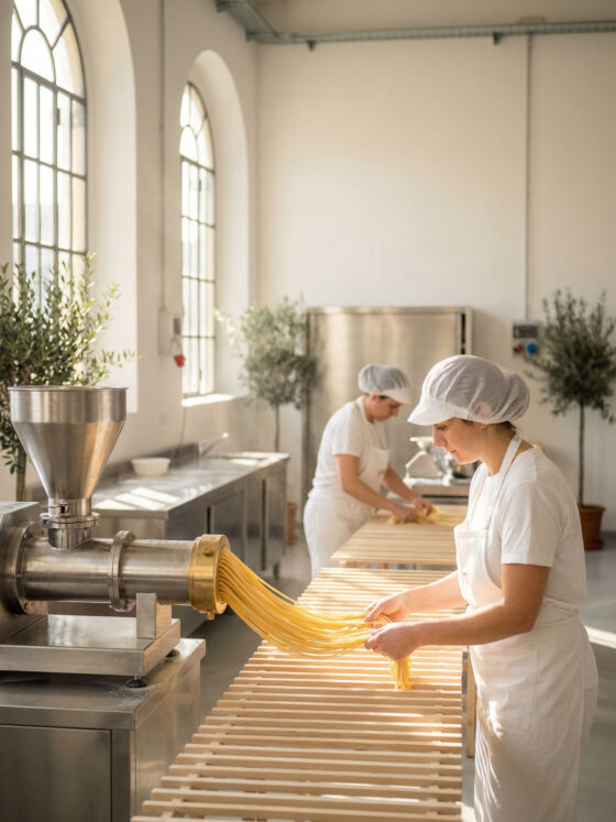 Pasta Produktion – VIVO Fine Food Market Königstein