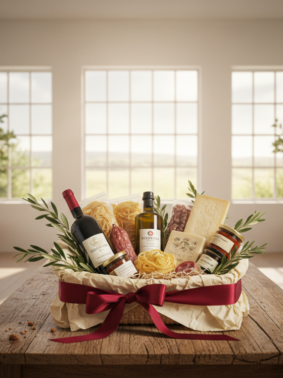 Geschenkkörbe mit italienischer Handschrift
